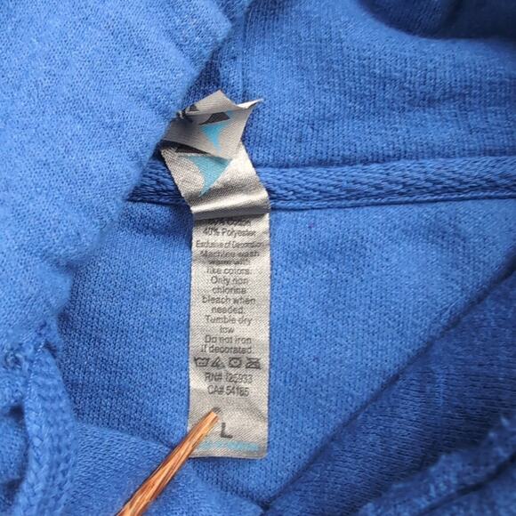 Daytona Beach Florida Hoodie Adult Large Blue Destination Pullover Sweatshirt - Picture 2 of 6